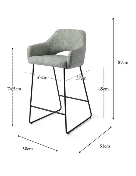 barstol ryg ryglæn høj lav køkkenø køkken moderne design restaurant