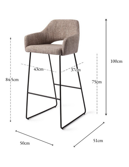 barstol ryg ryglæn høj lav køkkenø køkken moderne design restaurant