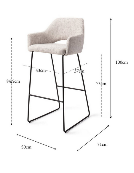 barstol ryg ryglæn høj lav køkkenø køkken moderne design restaurant