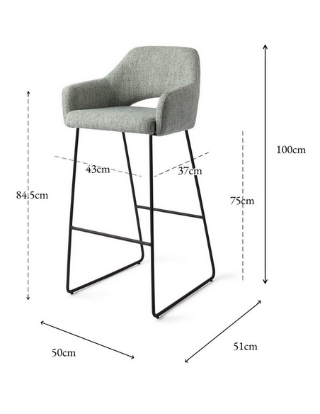 barstol ryg ryglæn høj lav køkkenø køkken moderne design restaurant