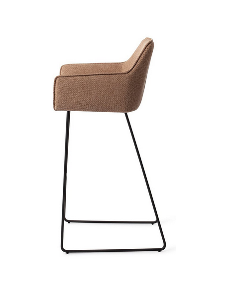 barstol ryg ryglæn armlæn stof moderne design køkken køkkenø