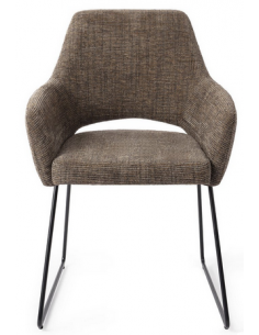 spisebordsstol med armlæn stof moderne design