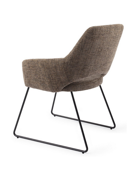 spisebordsstol med armlæn stof moderne design