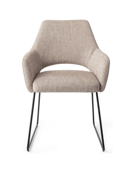 spisebordsstol med armlæn stof moderne design