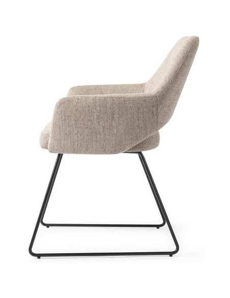 spisebordsstol med armlæn stof moderne design