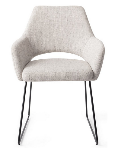 spisebordsstol med armlæn stof moderne design