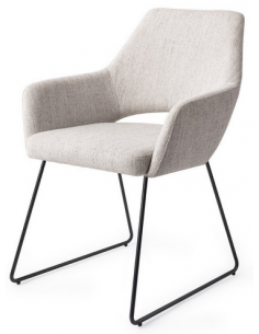 spisebordsstol med armlæn stof moderne design 2