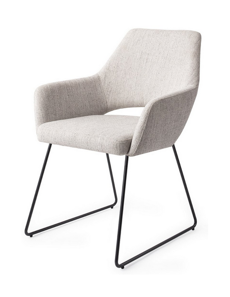 spisebordsstol med armlæn stof moderne design