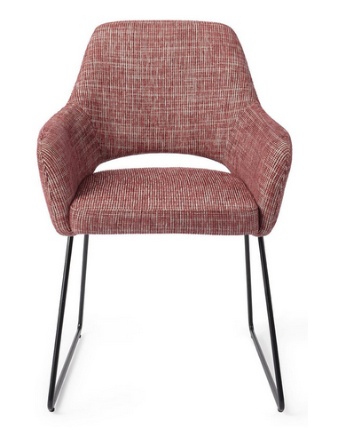 spisebordsstol med armlæn stof moderne design