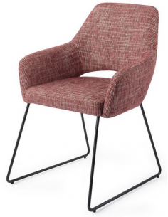 spisebordsstol med armlæn stof moderne design 2