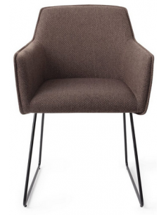 spisebordsstol med armlæn stof moderne design