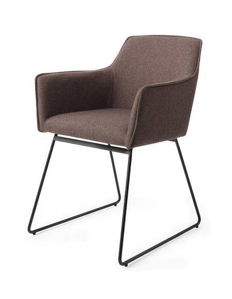 spisebordsstol med armlæn stof moderne design