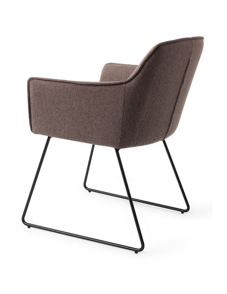 spisebordsstol med armlæn stof moderne design