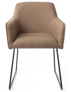 spisebordsstol med armlæn stof moderne design