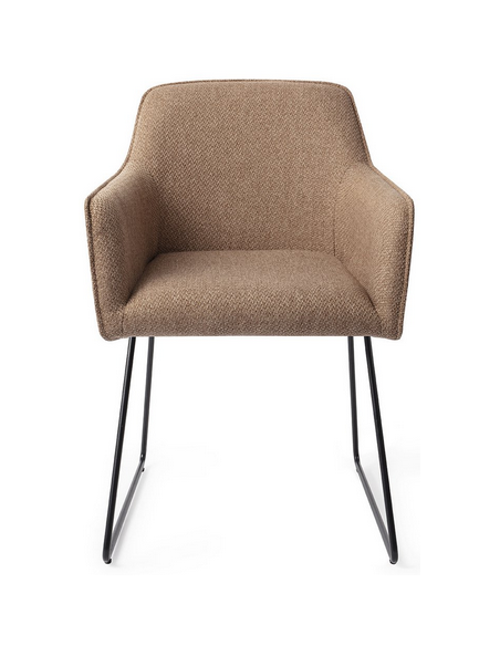 spisebordsstol med armlæn stof moderne design