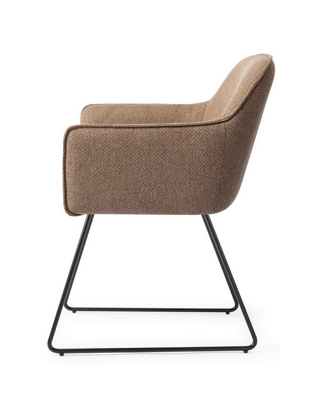 spisebordsstol med armlæn stof moderne design