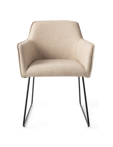 spisebordsstol med armlæn stof moderne design