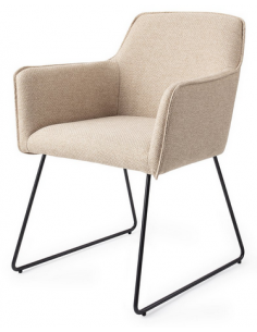 spisebordsstol med armlæn stof moderne design 2