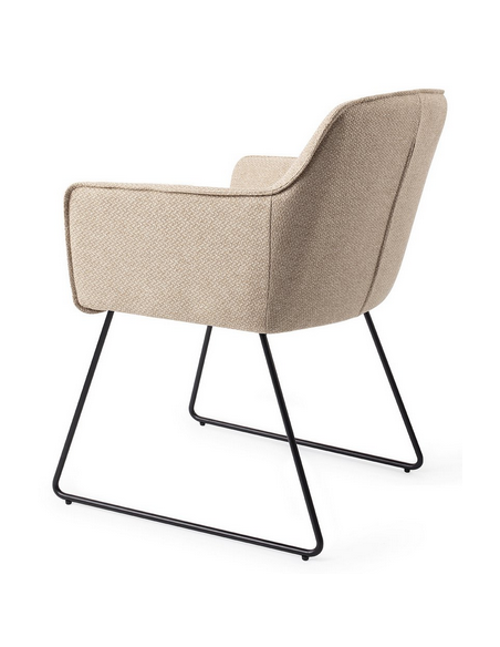 spisebordsstol med armlæn stof moderne design