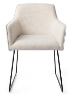 spisebordsstol med armlæn stof moderne design