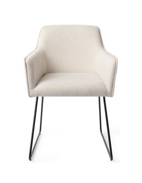 spisebordsstol med armlæn stof moderne design