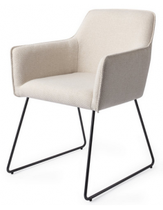 spisebordsstol med armlæn stof moderne design 2