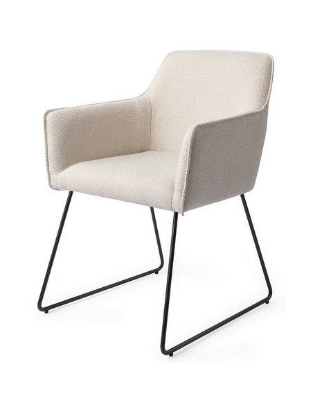 spisebordsstol med armlæn stof moderne design