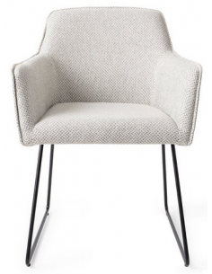 spisebordsstol med armlæn stof moderne design