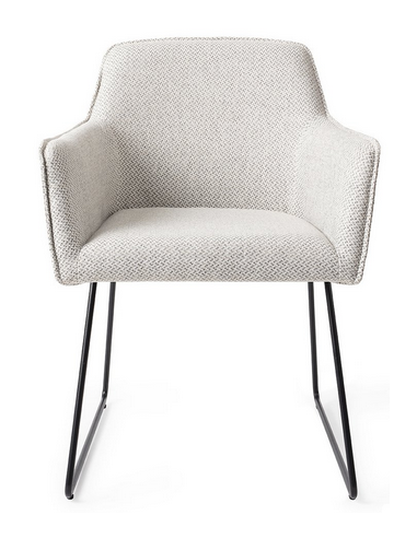 spisebordsstol med armlæn stof moderne design