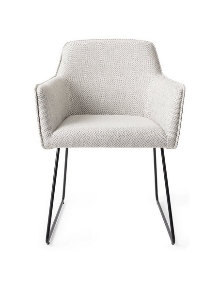 spisebordsstol med armlæn stof moderne design