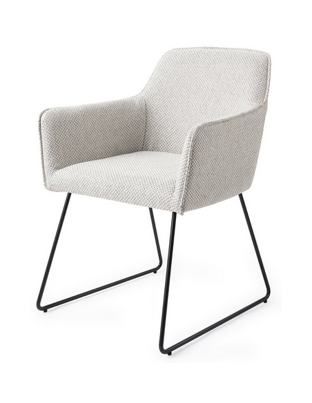 spisebordsstol med armlæn stof moderne design