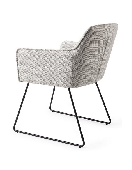 spisebordsstol med armlæn stof moderne design