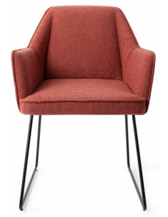 spisebordsstol med armlæn stof moderne