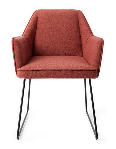 spisebordsstol med armlæn stof moderne