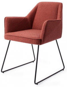 spisebordsstol med armlæn stof moderne 2