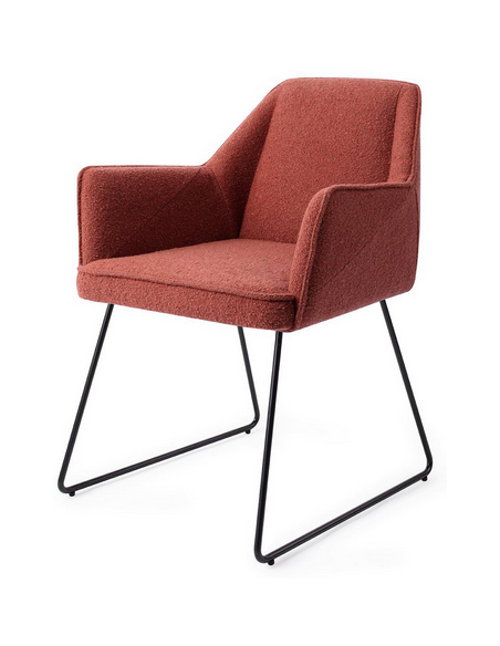 spisebordsstol med armlæn stof moderne