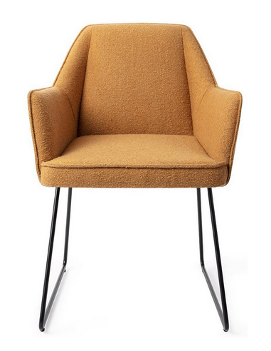 spisebordsstol med armlæn stof moderne design