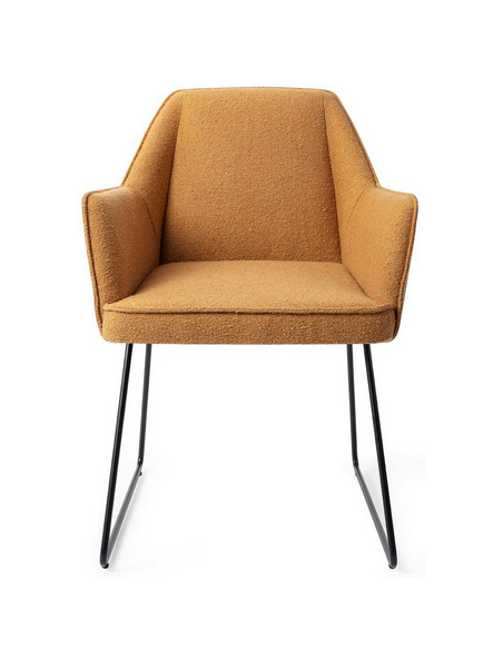 spisebordsstol med armlæn stof moderne design