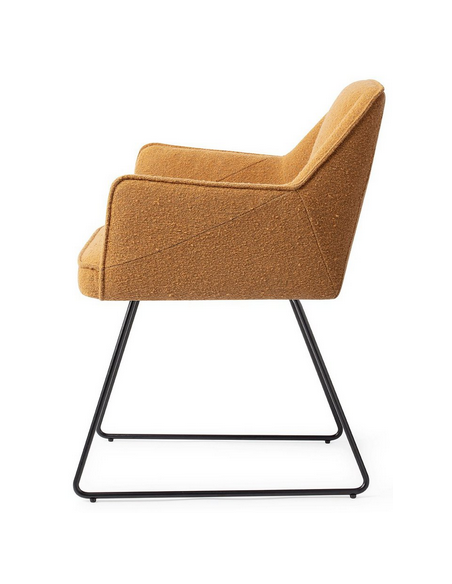 spisebordsstol med armlæn stof moderne design