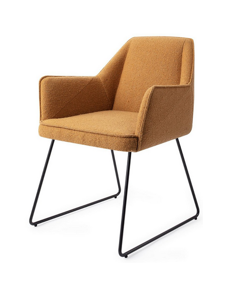 spisebordsstol med armlæn stof moderne design