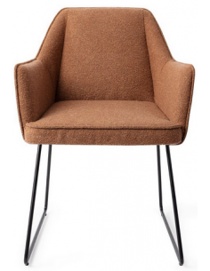 spisebordsstol med armlæn stof moderne design