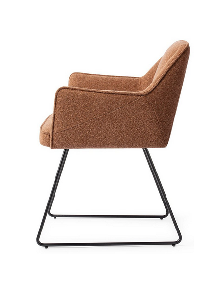 spisebordsstol med armlæn stof moderne design