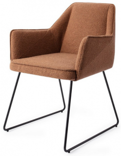 spisebordsstol med armlæn stof moderne design 2