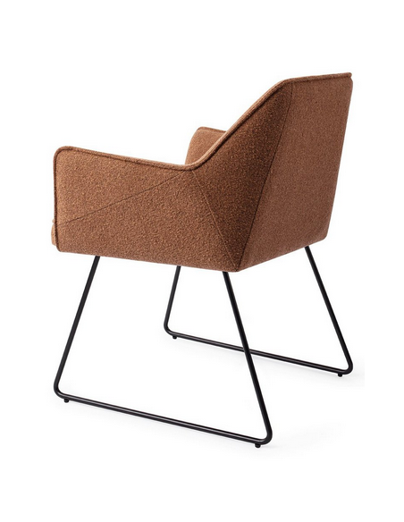 spisebordsstol med armlæn stof moderne design