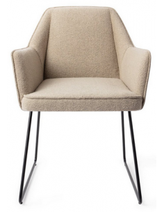 spisebordsstol med armlæn stof moderne design