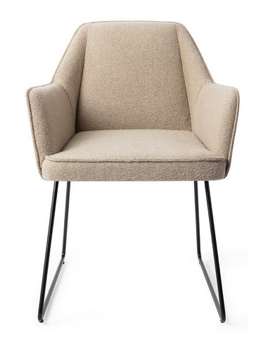 spisebordsstol med armlæn stof moderne design