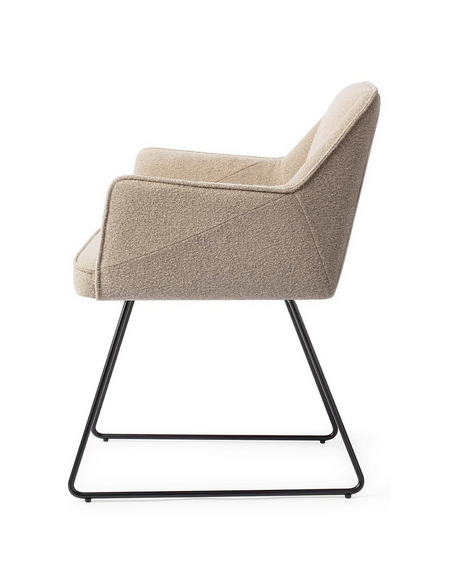 spisebordsstol med armlæn stof moderne design