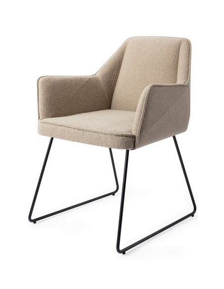 spisebordsstol med armlæn stof moderne design