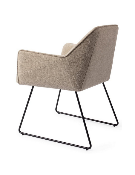 spisebordsstol med armlæn stof moderne design