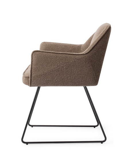 spisebordsstol med armlæn stof moderne design